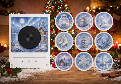 Christmas NFC Music Fridge Magnet – Vinyl Record Style